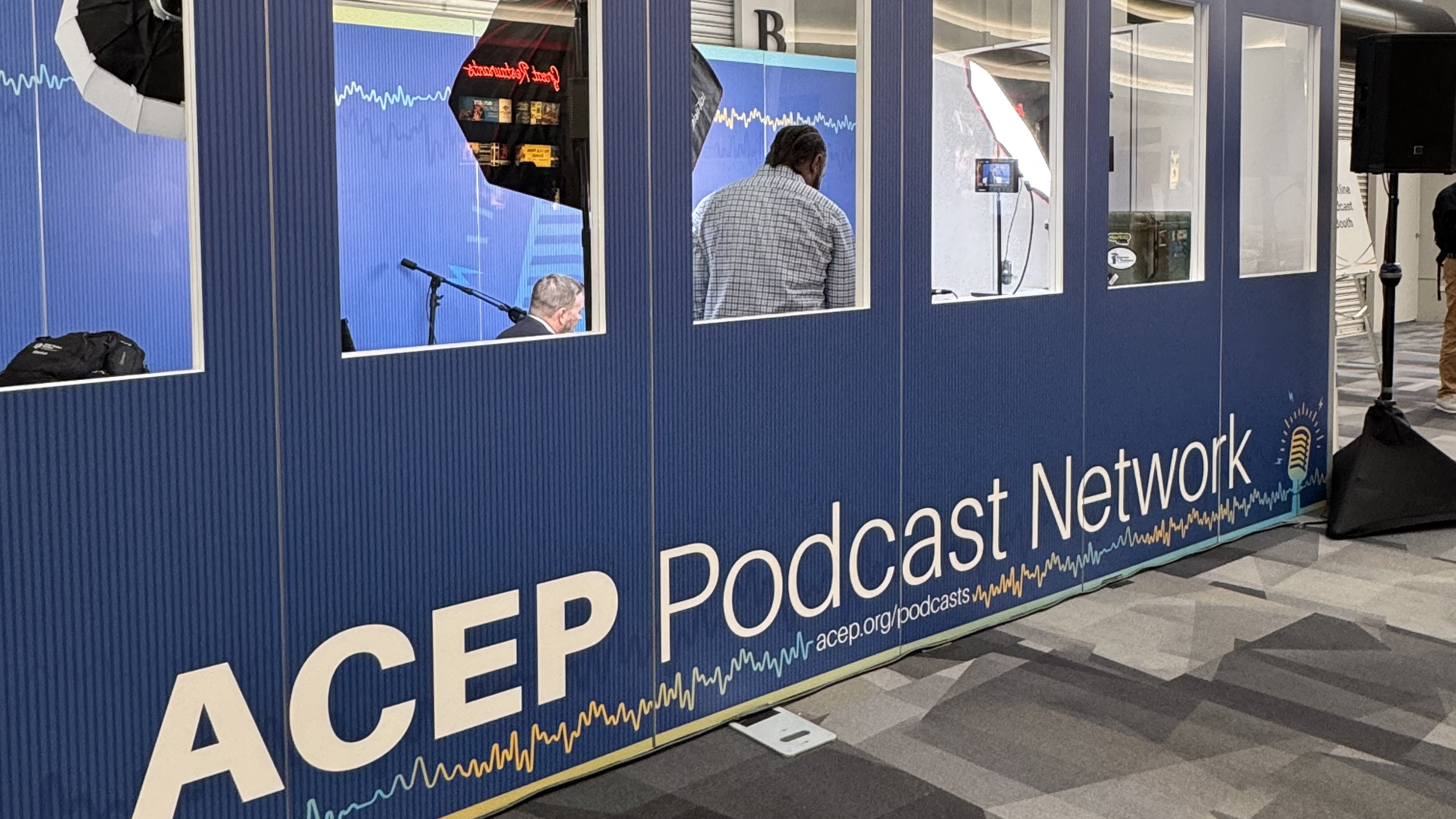 Podcast Booth at ACEP25