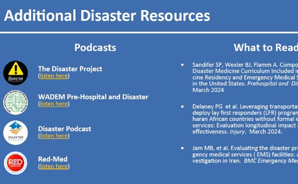 Home Disaster Medicine Section